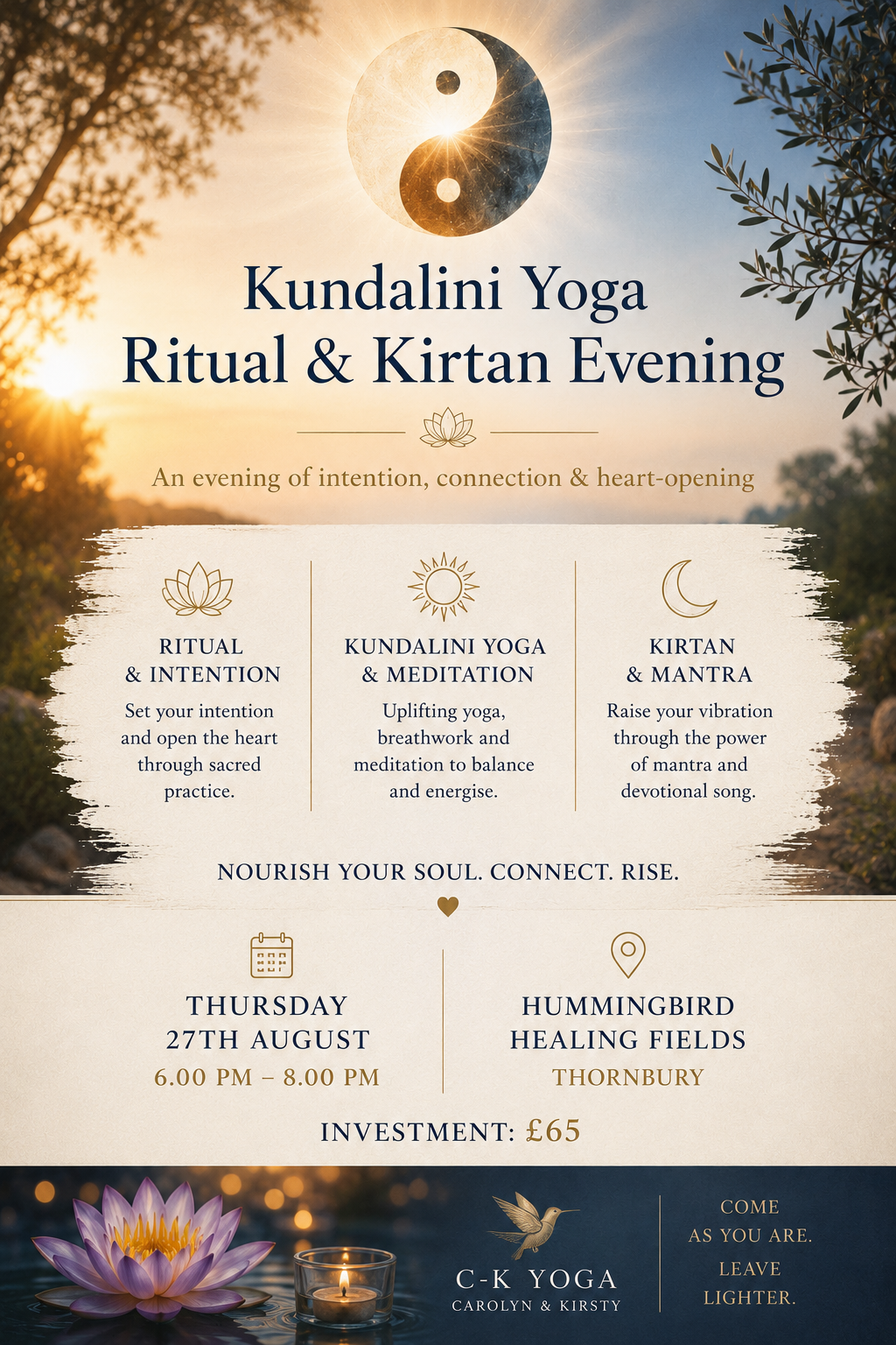 CK Yoga Kirtan August